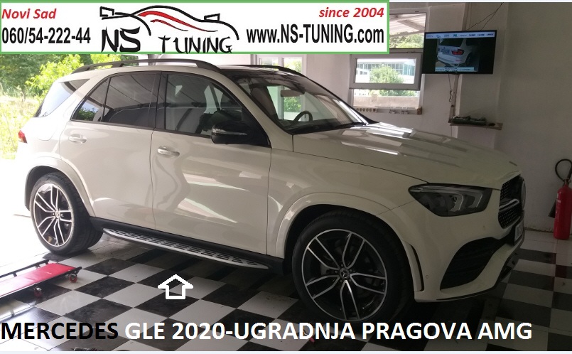 mercedes gle w167 2019 2020 2021 2022 godiste ugradnja bocni pragovi amg novi sad ns tuning beograd